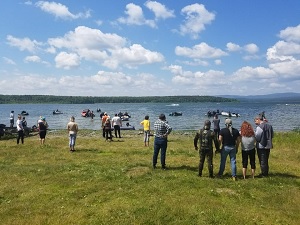 Челябинские эксперты ОНФ очистили от мусора прибрежную зону и дно озера Большой Кисегач