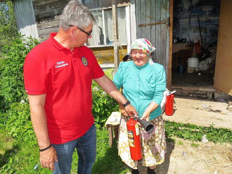 Смоленское ВДПО завершило реализацию социального проекта «Село без пожаров»