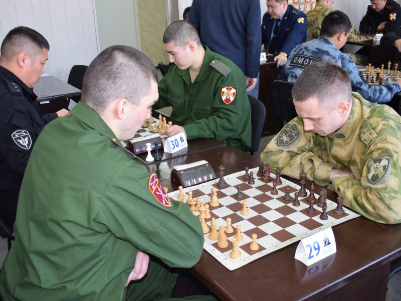 В Иркутске состоялся чемпионат Сибирского округа Росгвардии по шахматам