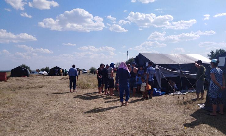 Новые палаточные лагеря для мигрантов разбиты в Самарской и Оренбургской областях