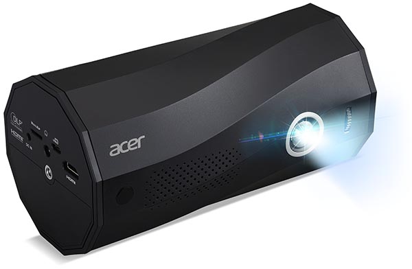 Acer представила Full HD портативный проектор C250i для смартфонов