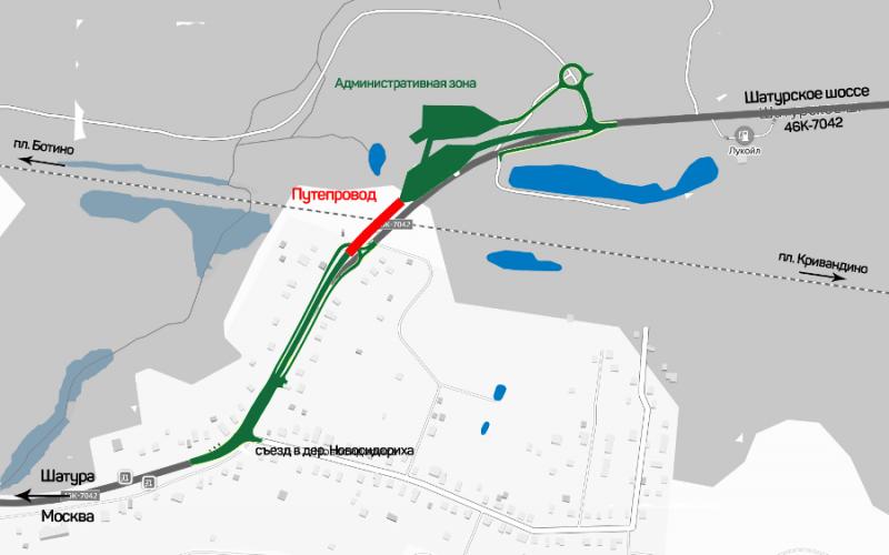 Утвержден Проект планировки территории для строительства автодорожного путепровода через ж/д пути Казанского направления МЖД в деревне Новосидориха