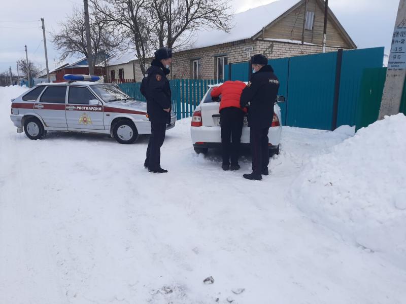 В Оренбуржье росгвардейцы задержали нетрезвого водителя без прав