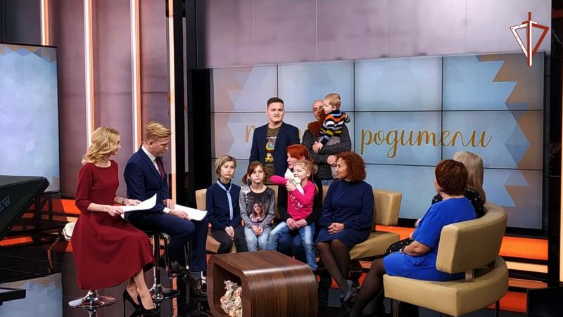 Многодетная семья военнослужащего Росгвардии приняла участие в семейном телепроекте ГТРК «Новосибирск»