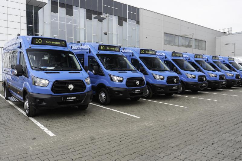 «АВИЛОН» подготовил к передаче городу 125 автобусов Ford Transit