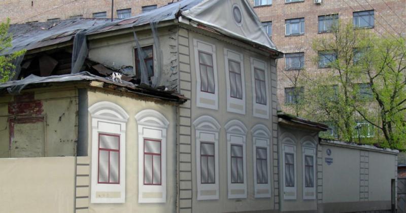 Дом Масягина подготовили к восстановлению