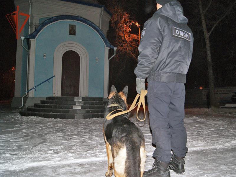 В Рождественскую ночь росгвардейцы обеспечили безопасность жителей Хакасии