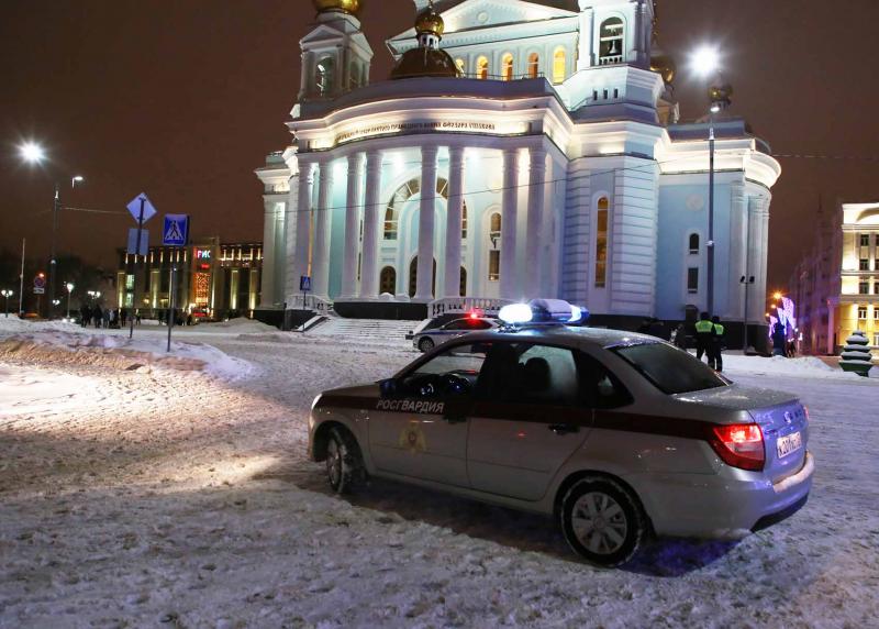 В Мордовии росгвардейцы  приняли участие в обеспечении безопасности граждан в рождественскую ночь