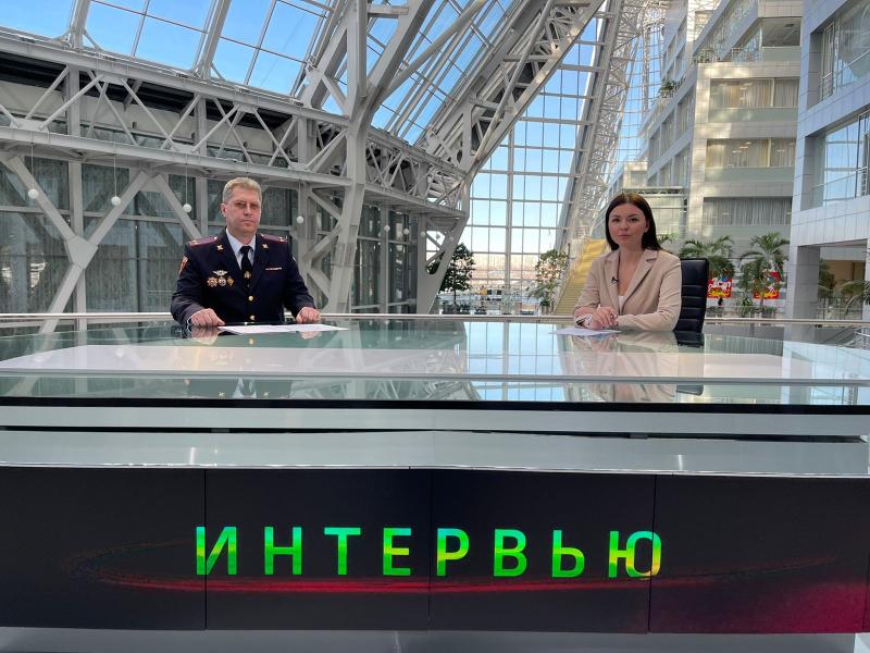 Представитель вневедомственной охраны Росгвардии по Московской области дал интервью телеканалу «360»