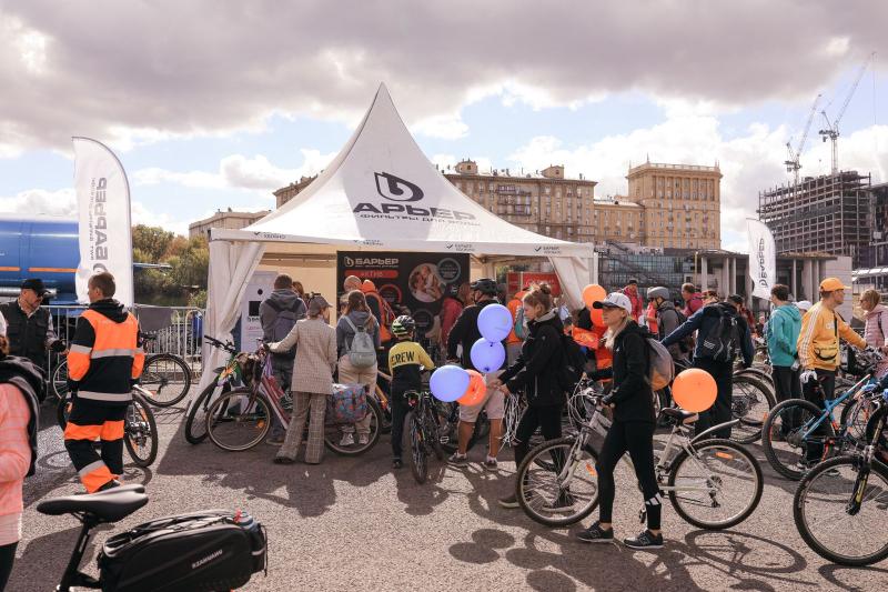 Компания «БВТ БАРЬЕР» приняла  участие в ежегодном московском велофестивале