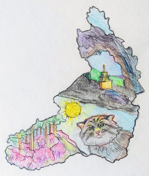 В забайкальском Росреестре определили победителей конкурса детского рисунка «Карта России»