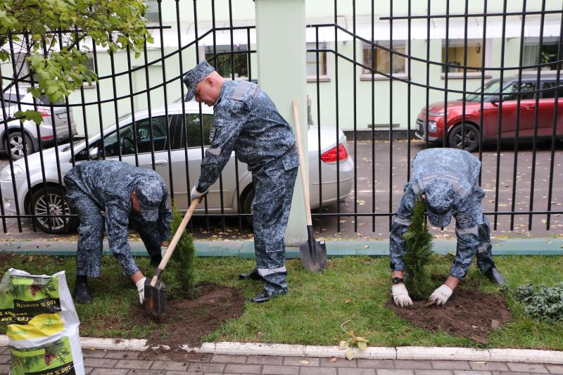 Коллектив Центрального филиала ФГУП «УВО Минтранса России» принял участие во Всероссийском экологическом субботнике «Зеленая Россия»