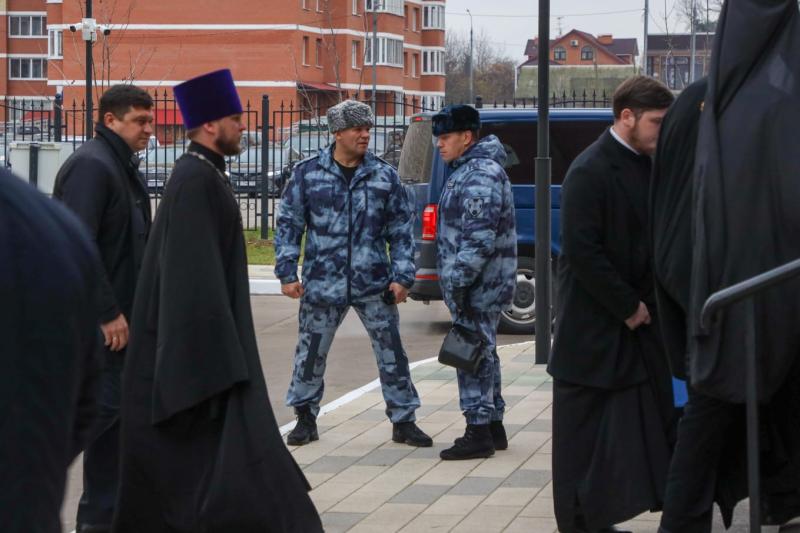 Сотрудники ГУ Росгвардии по Московской области приняли участие в освящении Главного храма Росгвардии