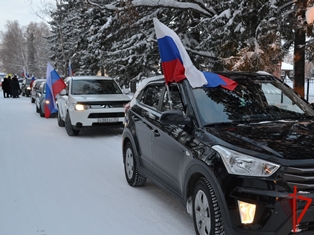 Томские росгвардейцы приняли участие в автопробеге, посвященном прорыву блокады Ленинграда