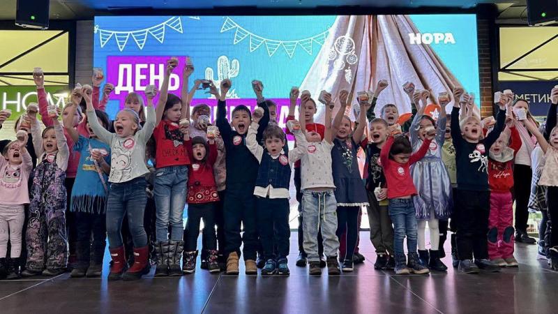 День именинника праздновали в ТРЦ «Нора»