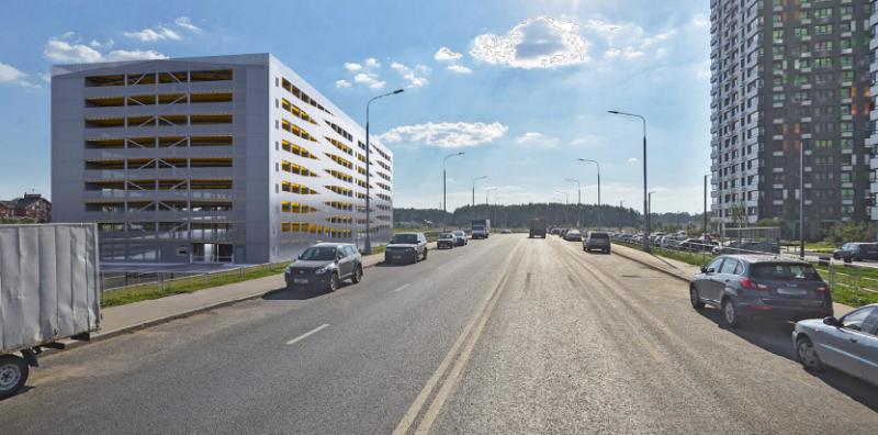 «Ферро-Строй»: Построен первый наземный паркинг в ЖК «Бунинские луга»