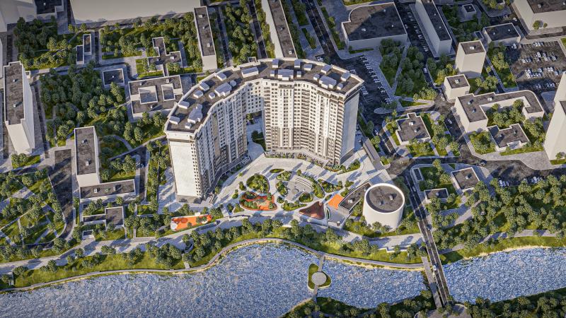 В ЖК RIVER HOUSE зарезервировано до 60% коммерческих площадей