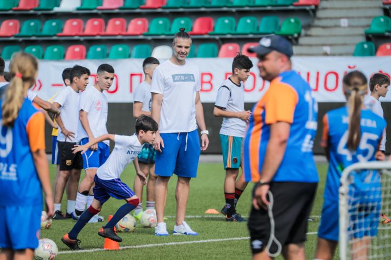 На стадионе ФК «Локомотив» состоялся инклюзивный футбольный турнир для детей