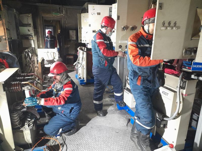 «Удмуртэнерго» восстановило работу оборудования на подстанции «Майская»