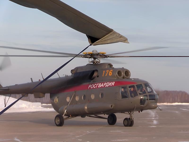 Летчики Росгвардии из Кузбасса получили модернизированный вертолет