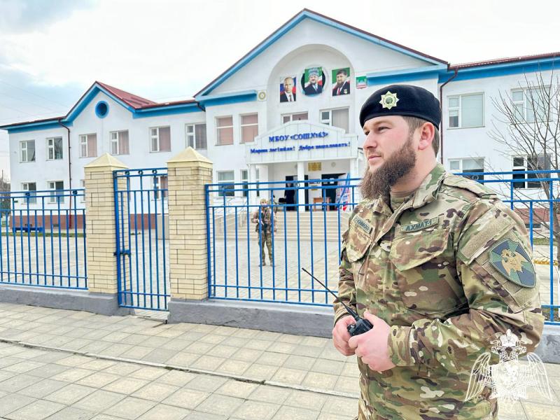 РОСГВАРДЕЙЦЫ ОБЕСПЕЧИЛИ БЕЗОПАСНОСТЬ В ПЕРИОД ПОДГОТОВКИ И ПРОВЕДЕНИЯ ВЫБОРОВ В ЧЕЧЕНСКОЙ РЕСПУБЛИКЕ