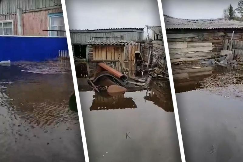 «Всё не так ужасно»: в селе под Новосибирском опровергли видео с утонувшими домами