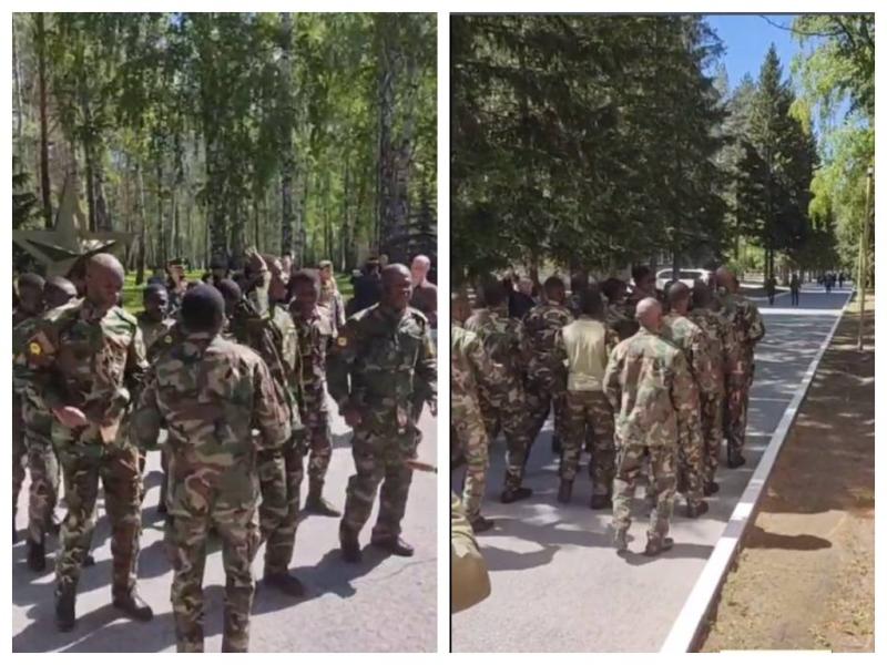 Иностранцы – курсанты эпатировали зрителей на дне рождения военного училища в Новосибирске