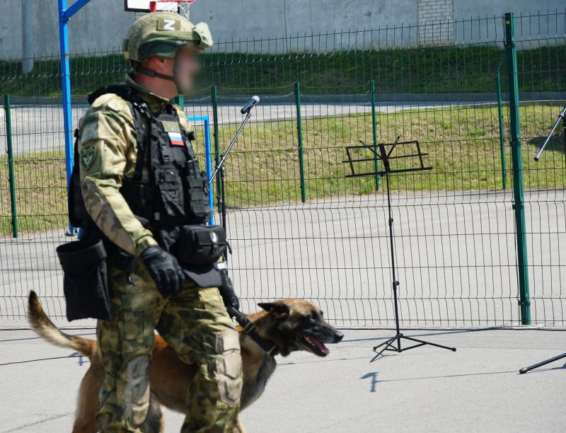 В Ульяновске кинологи Росгвардии продемонстрировали свое мастерство