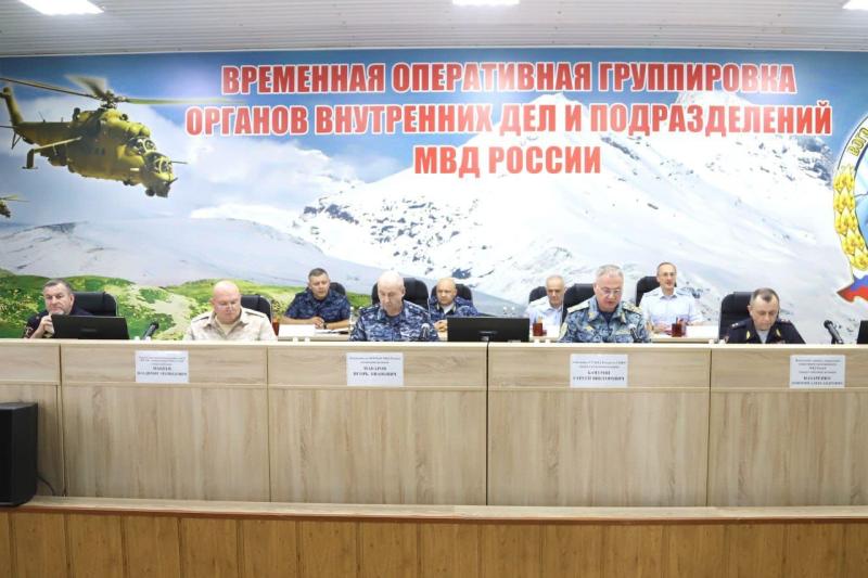 Командующий ОГВ(с)  принял участие в совещании по подведению итогов деятельности ВОГО и П МВД РФ за первое полугодие 2024 года