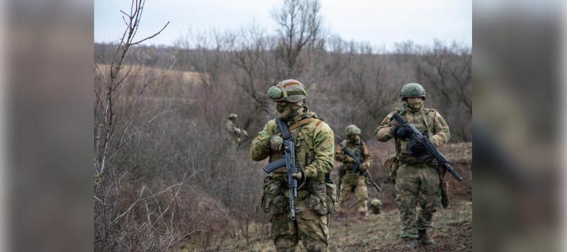 Росгвардейцы уничтожили позиции боевиков ВСУ в Курской области