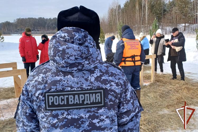 Правопорядок во время празднования Крещения Господня в Зауралье обеспечили сотрудники Росгвардии