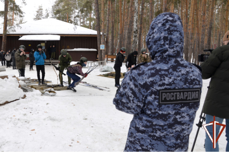 Росгвардия провела «Февральский штурм» в память о погибших на Северном Кавказе офицерах курганского СОБР