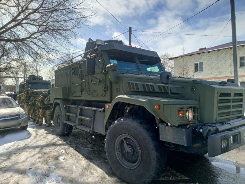 В Мордовии при участии Росгвардии прошли командно-штабные учения