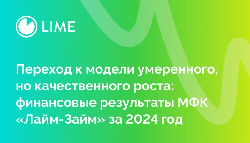 МФК «Лайм-Займ» представила финансовые итоги 2024 года