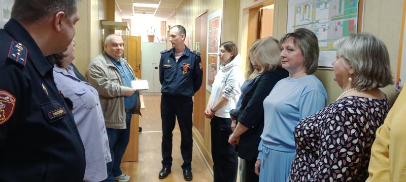 Ветеран Ступинского ОВО Принцевский А.Д. награжден памятным знаком «Почетный член ветеранской организации»