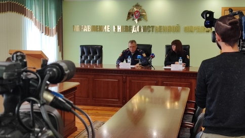 Офицеры вневедомственной охраны провели брифинг для тамбовских журналистов, приуроченный к годовщине образования службы