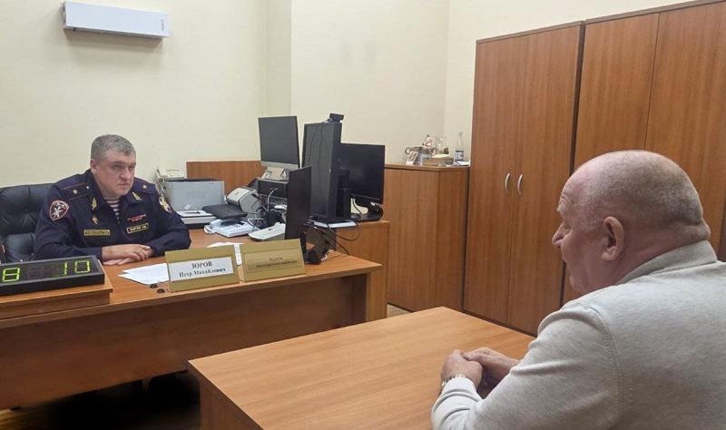 Начальник столичного главка Росгвардии провел личный приём граждан