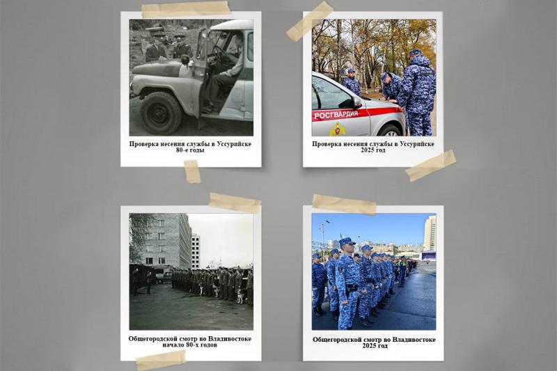 В преддверии Дня образования вневедомственной охраны в Росгвардии проходит фото-челлендж «Связь поколений»