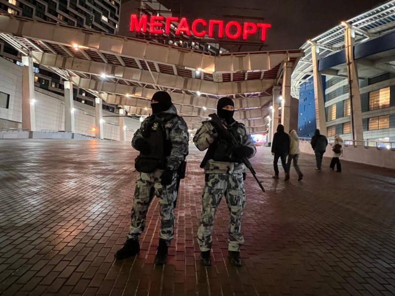 Росгвардия обеспечила безопасность матча КХЛ в Москве