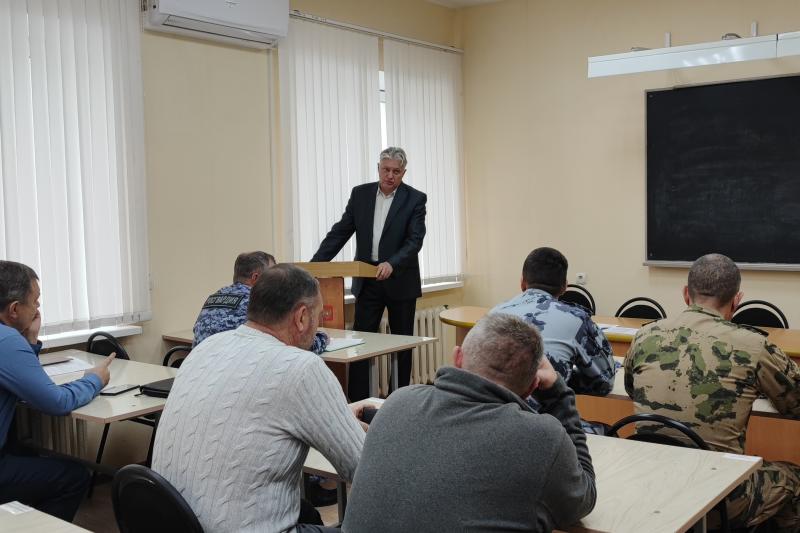 В тамбовском управлении Росгвардии прошла рабочая встреча в честь Дня ветеранов войск правопорядка